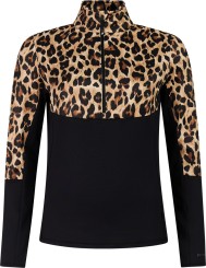 PRTMELINE 1/4 ZIP Fleece true black