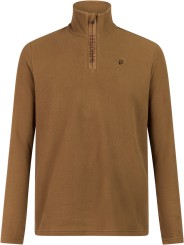 PRTREPERFECTO 1/4 ZIP Fleece sandy brown