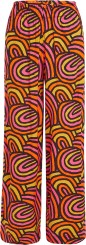 MALIA BEACH Hose orange rainbow stripe