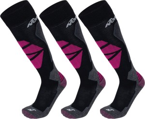 HIGH PERFORMANCE WOMEN 3er Pack Socken black/anthracite/viola 2
