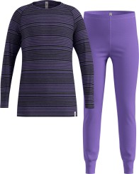 SET ACTIVE ECO WARM KIDS Longsleeve & Hose afterparty/black