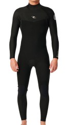 DAWN PATROL 5/3 BACK ZIP Full Suit black