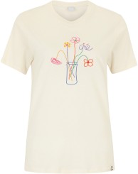 STITCH FLOWERS T-Shirt undyed
