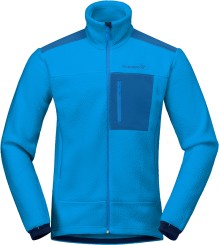 TROLLVEGGEN WARM3 Zip Fleece brilliant blue/dark blue