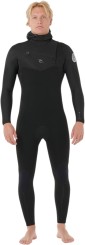 DAWN PATROL HOOD 6/4 CHEST ZIP Full Suit black