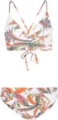 BAAY MAOI Bikini white tropical flower