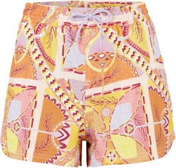 ANGLET Boardshort yellow scarf print