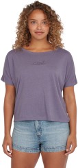 ESSENTIALS SCRIPT DRAPE T-Shirt pure cashmere