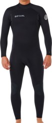 TRAD 3/2 BACK ZIP Full Suit black