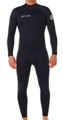 TRAD 5/4 BACK ZIP Full Suit black