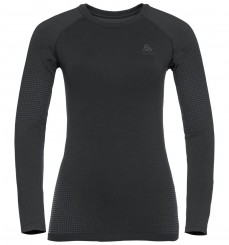 PERFORMANCE WARM ECO WOMEN Longsleeve black/new odlo graphite grey