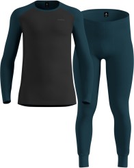 SET ACTIVE ECO WARM Longsleeve & Hose reflecting pond/black