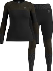 SET FUNDAMENTALS PERFORMANCE WARM WOMEN Longsleeve & Hose black