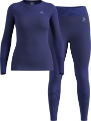 SET FUNDAMENTALS PERFORMANCE WARM WOMEN Longsleeve &amp; Hose skipper blue