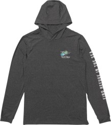 SURFACE HOOD Lycra charcoal heather