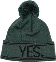 POM POM Beanie green