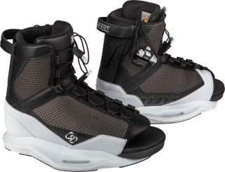 DISTRICT Boots white/black