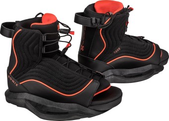 LUXE Boots black/coral