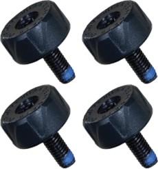 BOOT LOCK 4 SET M6 black