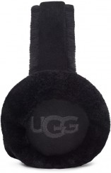 SHEEPSKIN EMBROIDERY Ohrenwärmer black