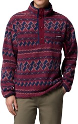 HELVETIA II PRINTED Fleece rich wine knitknot