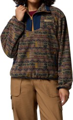 SEQUOIA GROVE PRINTED WOMEN Fleece stone green horizons