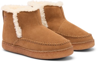 NAKISKA III Slipper velvet tan/gum 2