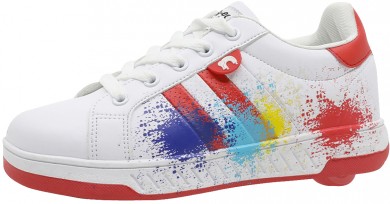 2180371 Shoe with wheels red/white/blue