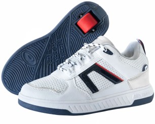 2195710 Schuh mit Rollen white/blue/red