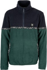 MONTE NOE Fleece Sweater blue green