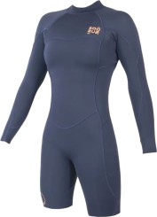 2/2 FLY WOMEN LS BACK ZIP Shorty navy
