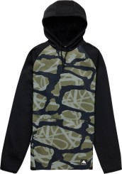 CROWN WEATHERPROOF Hoodie graffiti camo/true black