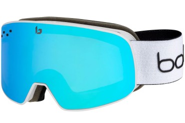 NEVADA SMALL Schneebrille white corp matte/light vermillon blue semi polarized