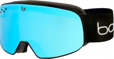 NEVADA SMALL Schneebrille black matte corp/semi polarized light vermillon blue