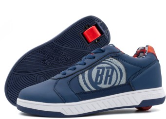 2223123 Shoe with wheels blue/dark