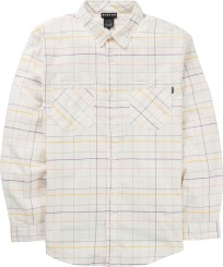 FAVORITE Flannel Hemd stout white windowpane
