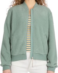 CAIRRO Zip Fleece dusty green