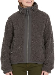 NORDICKA Zip Fleece stone grey