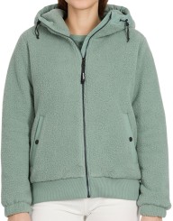 COUSY SHORT Zip Fleece dusty green