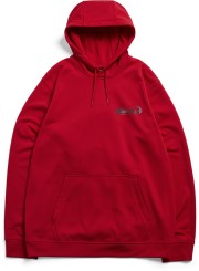 OAK Hoodie geranium red
