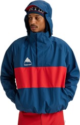 50/50 80'S POWDERSHELL 3L Jacke selvedge blue/performer red