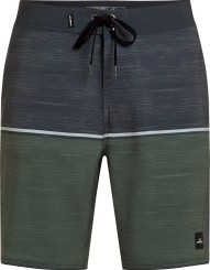 HYPERFREAK MYSTO BLOCK SCALLOP 19 Boardshort dark olive mysto block