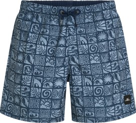PRINT 16 Boardshort dark blue bricks
