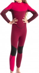 BOSTON KIDS 3/2 BACK ZIP Full Suit hot pink