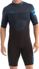 PERTH 3/2 BACK ZIP Shorty blue