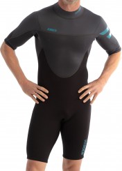 PERTH 3/2 BACK ZIP Shorty graphite grey