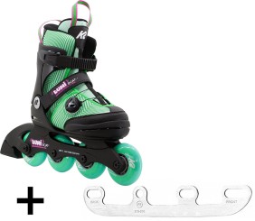LUMI BOA Kinder Inline Skate watermelon incl. SABRES 4 ICEBLADES