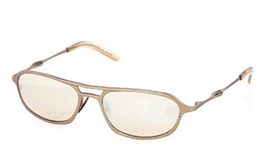 AGENT Sunglasses satin gold/brown gradient mirror