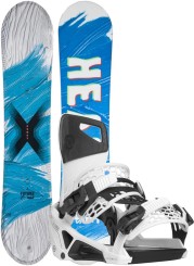ROWDY FLEX 128 incl. NIDECKER SUPERMATIC white
