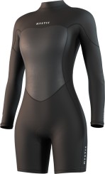 BRAND WOMEN 3/2 LS BACK ZIP Shorty black